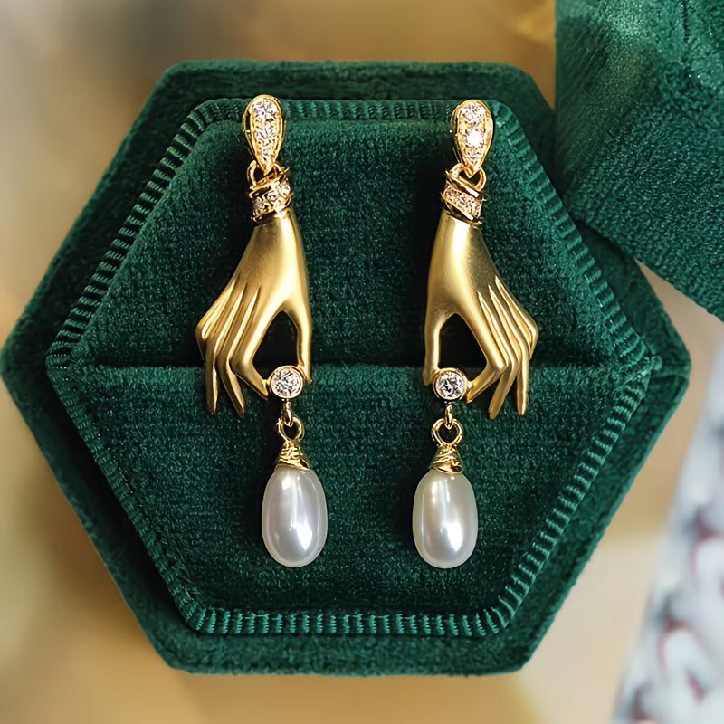 Graceful Pearl Earrings