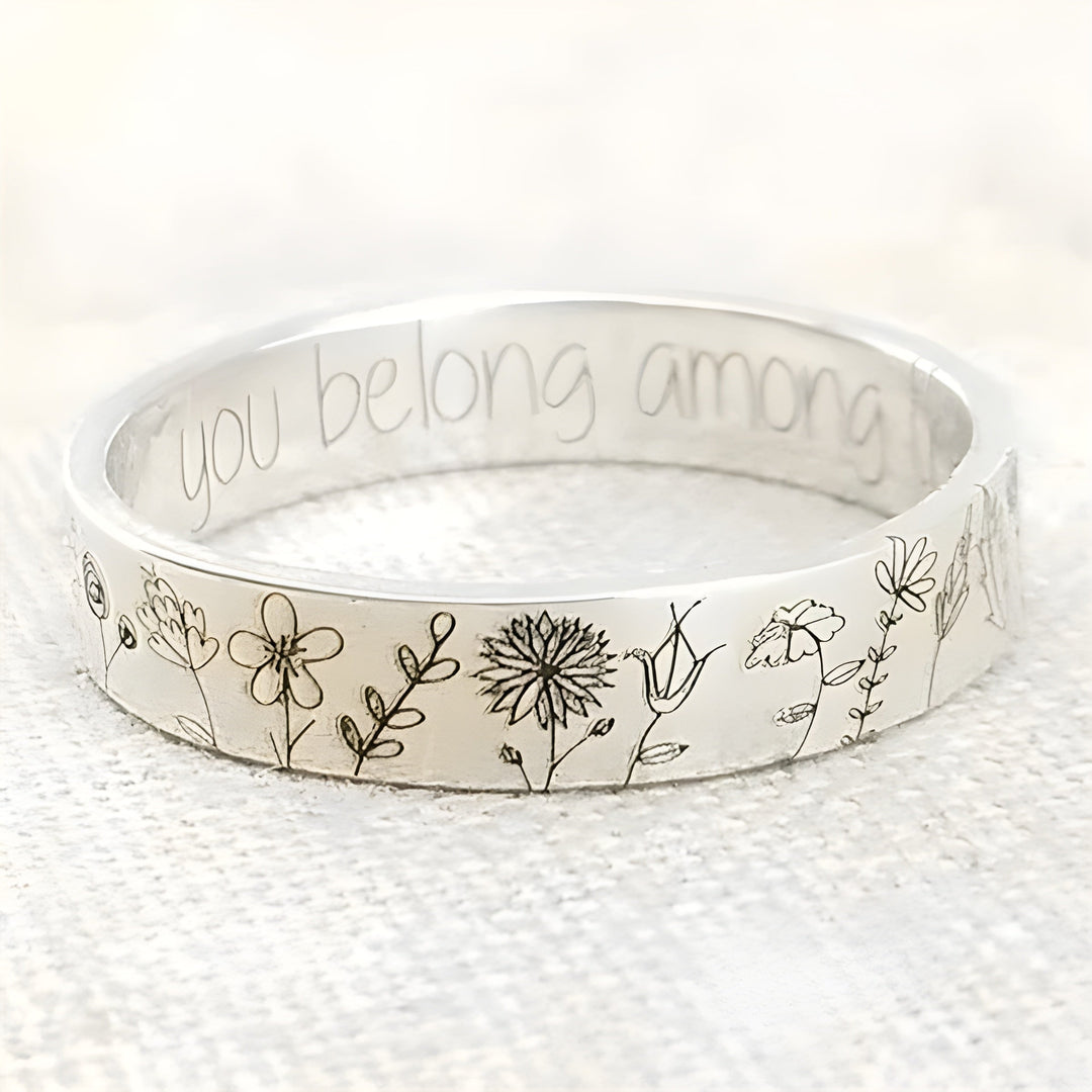 Minimalist silver ring
