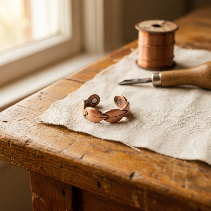 Copper binding ring