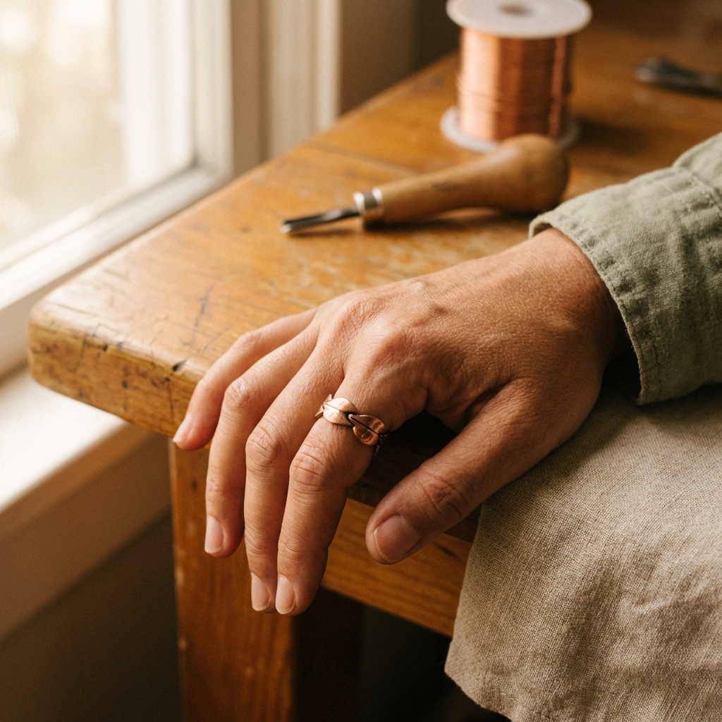 Copper binding ring