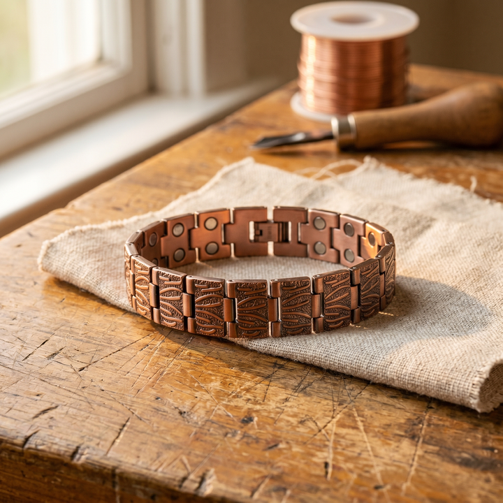 Grit Copper Bracelet for Men