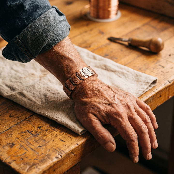 Glen Copper Bracelet for Men
