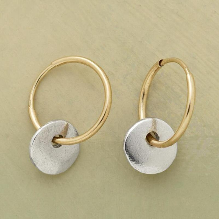 Handcrafted elegant hoop earrings