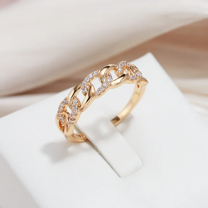 Gold Ring Chic Weave