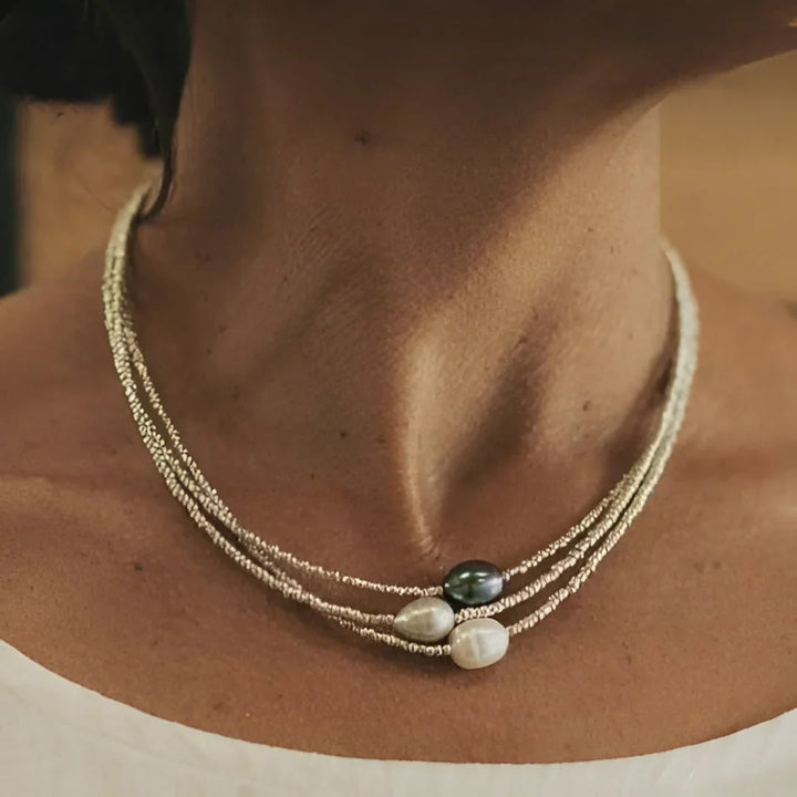Freshwater pearl necklace