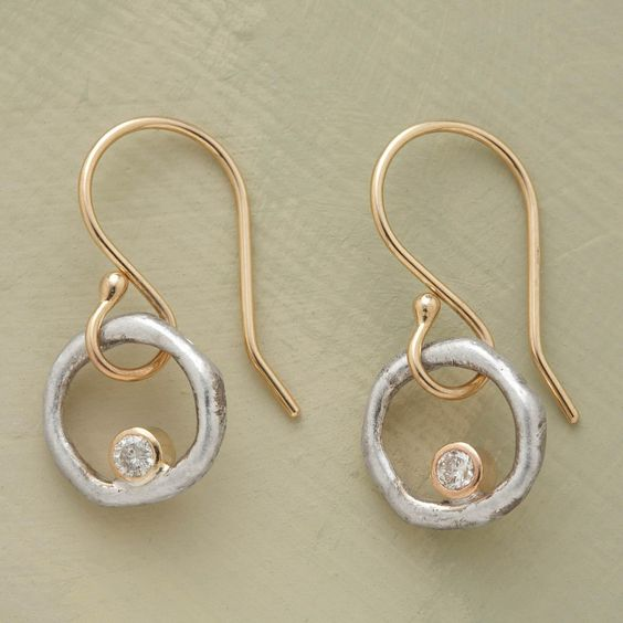 Laura Vintage Earrings with Cubic Zirconia