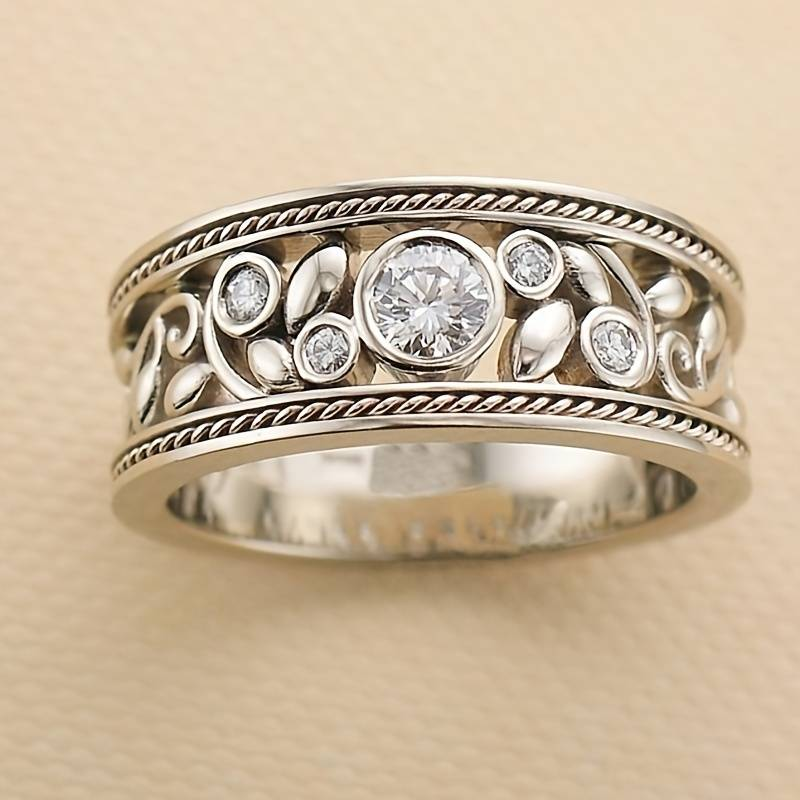 Timeless Silver Ring with Cubic Zirconia - Haller