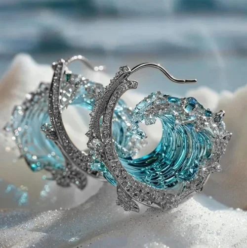 Earrings in the Spirit of the Ocean - Haller