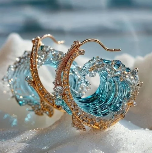 Earrings in the Spirit of the Ocean - Haller