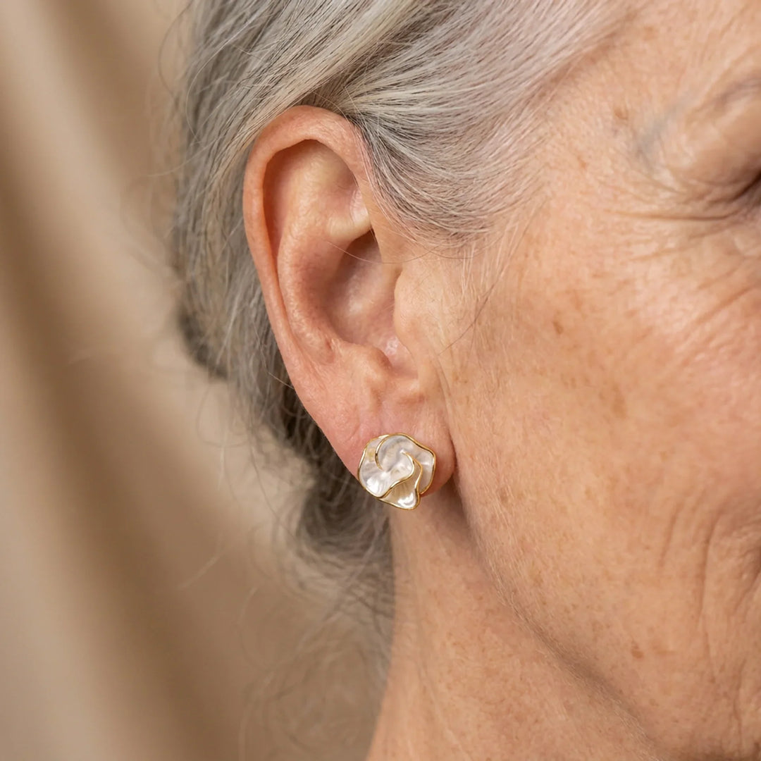 Pearl Blossom Earrings