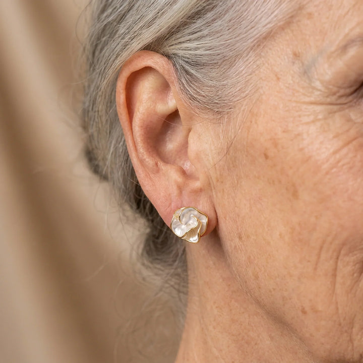 Pearl Blossom Earrings