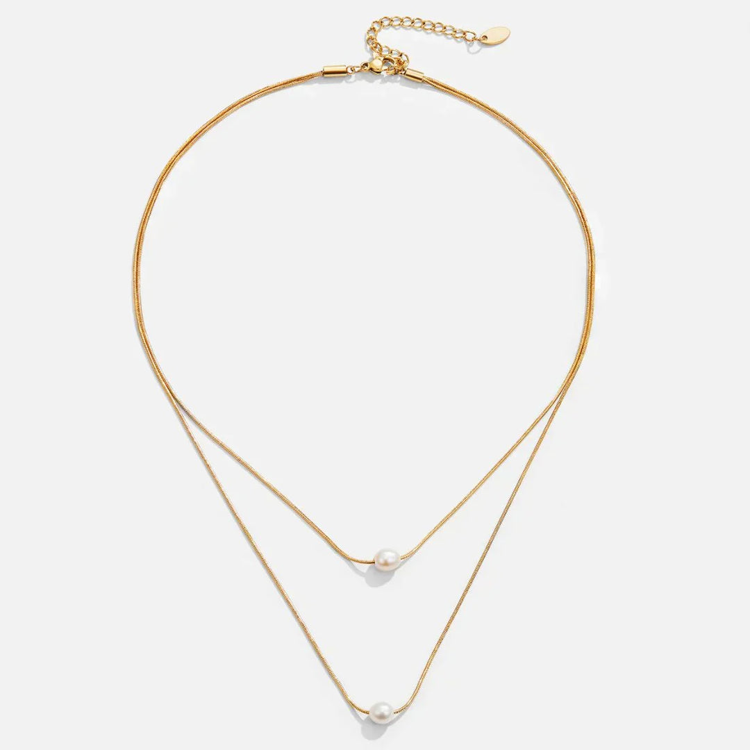 Elegant multi-strand pearl necklace