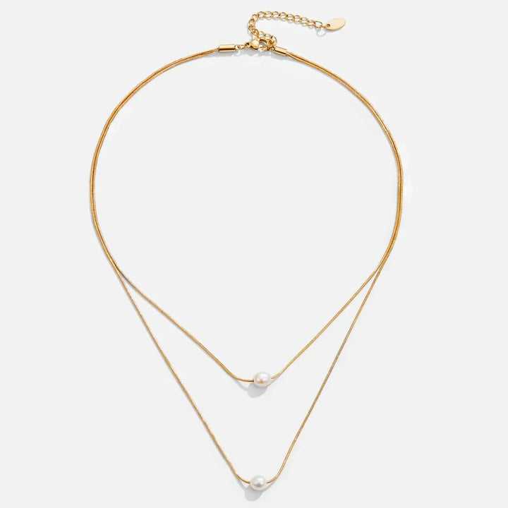 Elegant multi-strand pearl necklace