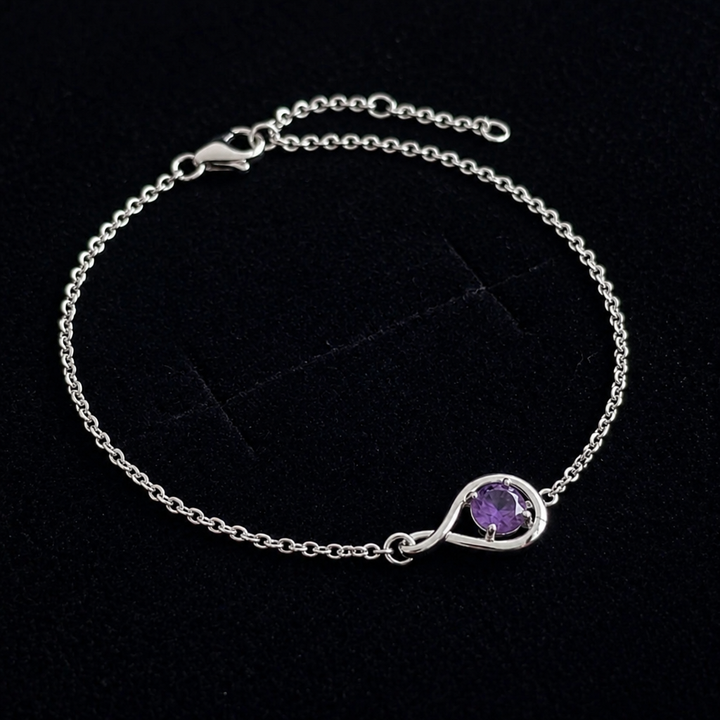 Elegant Amethyst Necklace Bracelet