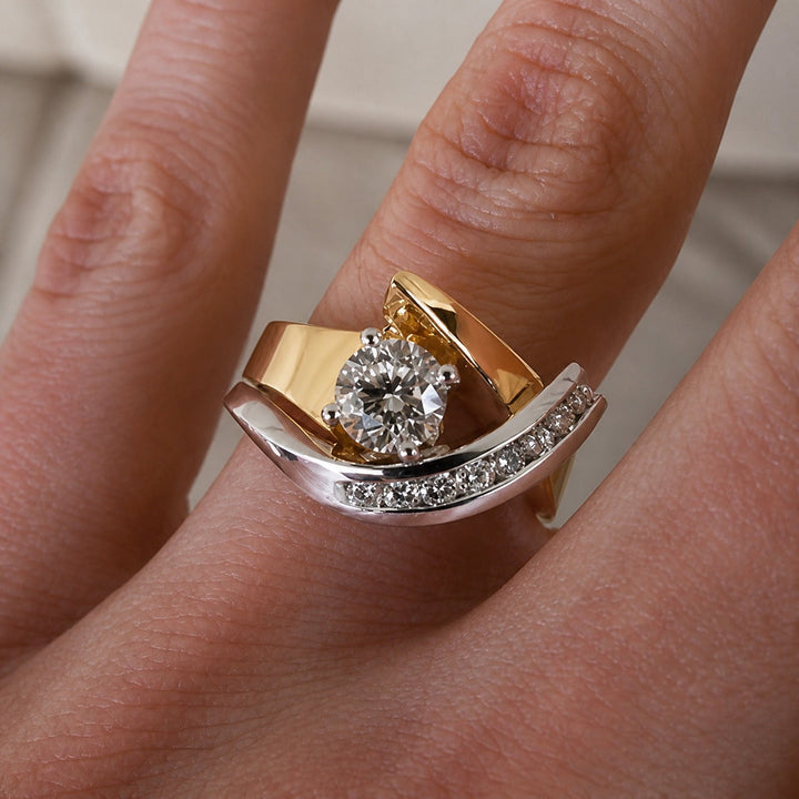 Artistic Bicolor Ring