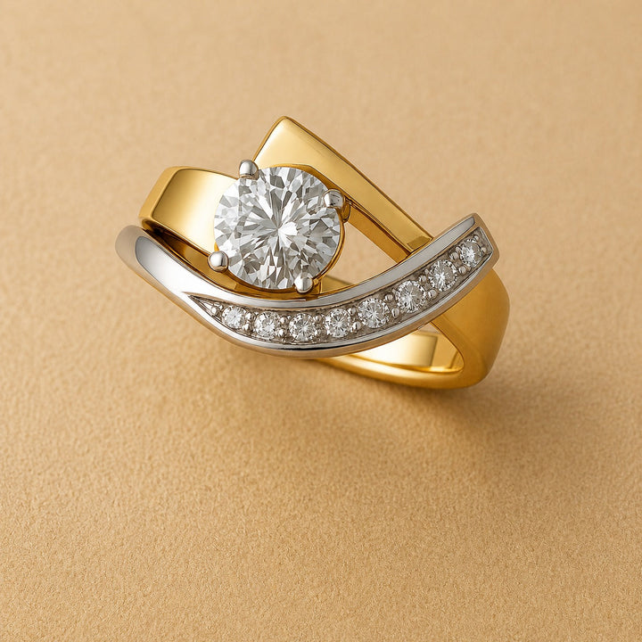 Artistic Bicolor Ring