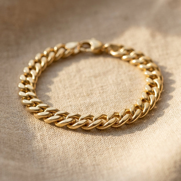 Timeless Cuban gold bracelet