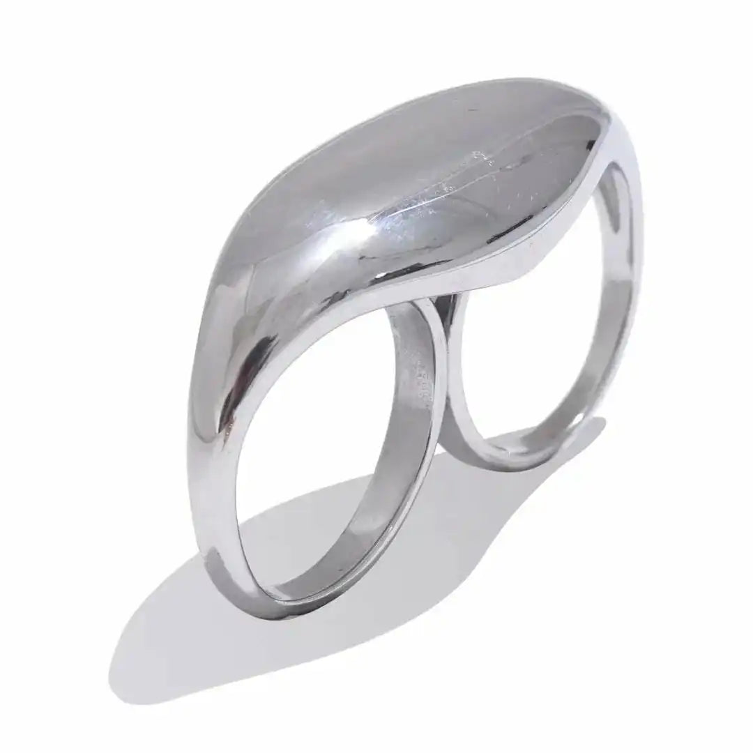 Timeless gold double ring