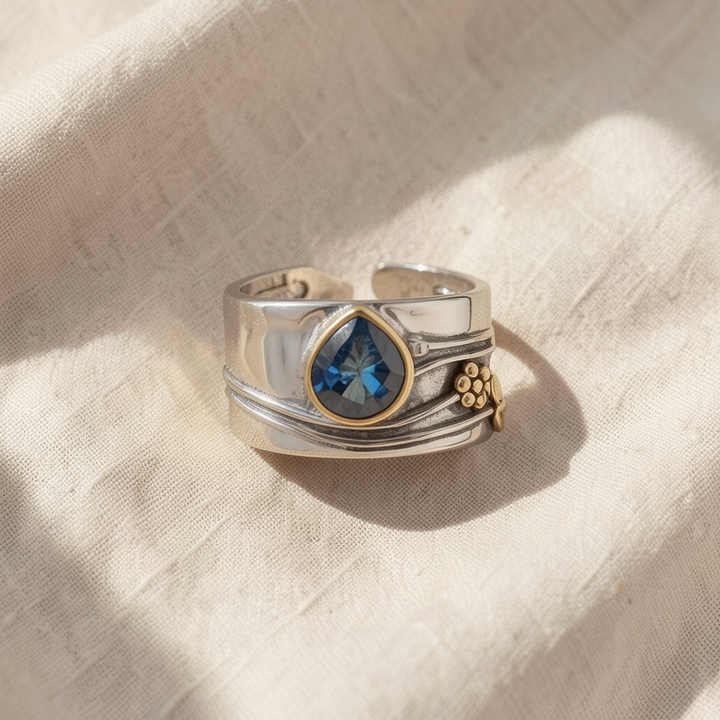 Boho Gemstone Statement Ring
